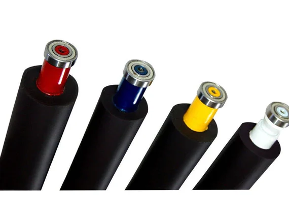 thumbnail image 2 of DDS Dampening System Rollers For Heidelberg GTO52 - Form, Metering, Transfer (Set Of 3) 2 of 3
