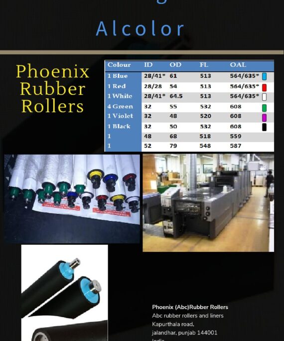 SM 52 Alcolor Rubber Roller